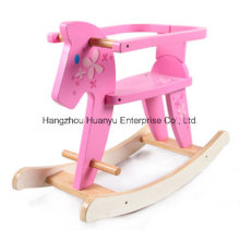 Good Quality Wooden Rocking Horse with Safeguard